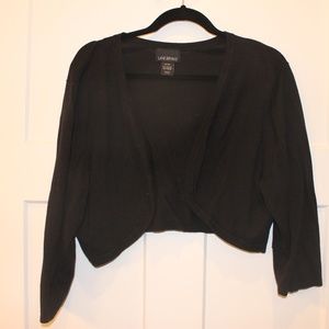 Lane Bryant black shrug
